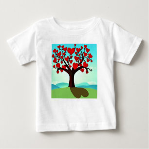 Love Tree - Valentine's Day Baby T-Shirt
