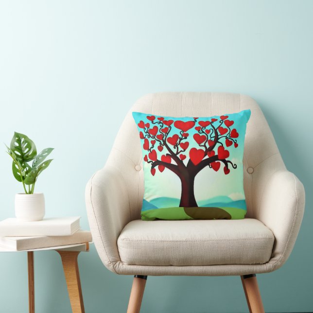 Love Tree - Valentine's Day Cushion (Chair)