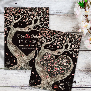 Love Tree Wedding Save the Date Invitation