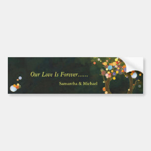 Love Trees: Our Love is Forever Bumper Sticker