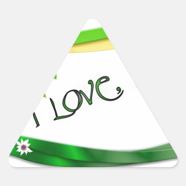 Love Triangle Sticker (Front)