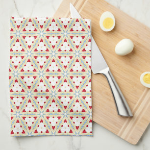 Love Triangle Tea Towel