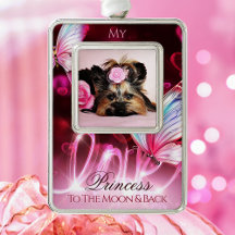 Love Tribute, Pink Hearts & Butterfly - Pet Photo