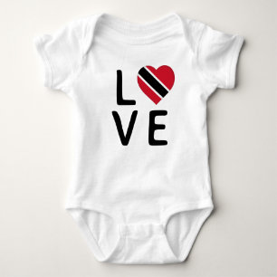 Love - Trinidad and Tobago Flag Baby Bodysuit
