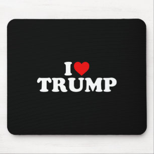 Love Trump - Heart Mouse Pad