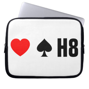 LOVE TRUMPS HATE - <3 <3< H8 LAPTOP SLEEVE