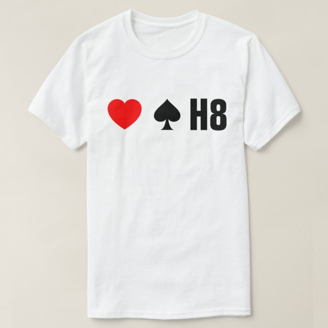 LOVE TRUMPS HATE - <3 <3< H8 T-Shirt (Design Front)