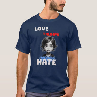 LOVE TRUMPS HATE -anti Donald tee