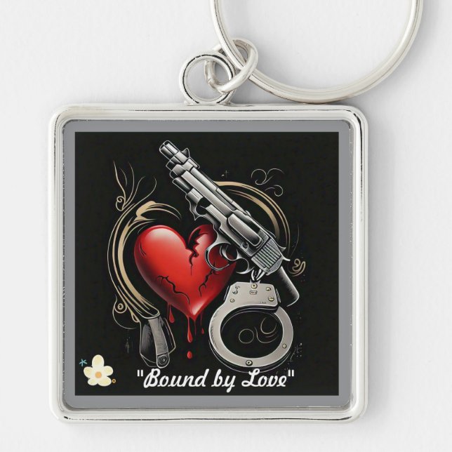 "Love Turns to Pain" Key Ring (Front)