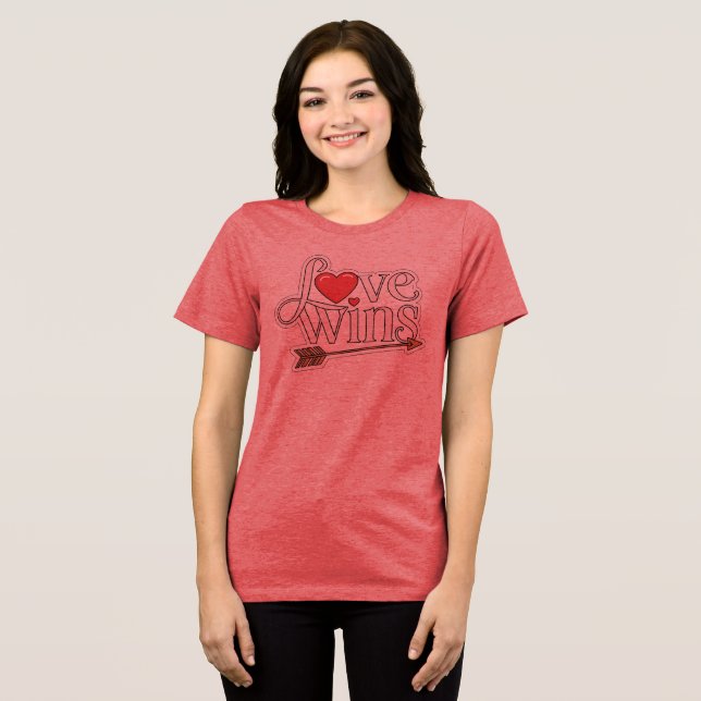 Love Twins Women’s Tri-Blend Shirt (Front Full)
