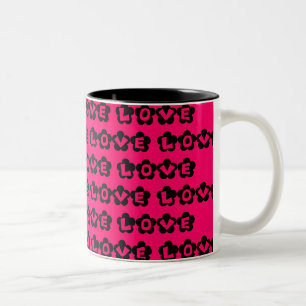 LOVE Two-Tone COFFEE MUG
