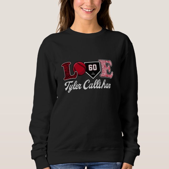 Love Tyler Callihan Cincinnati Baseball MLBPA Sweatshirt (Front)