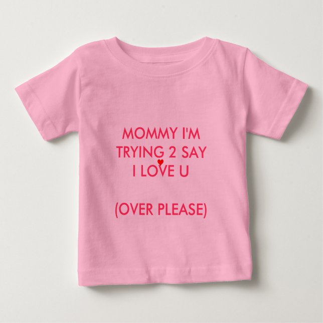 LOVE U! Baby t-shirt (Front)