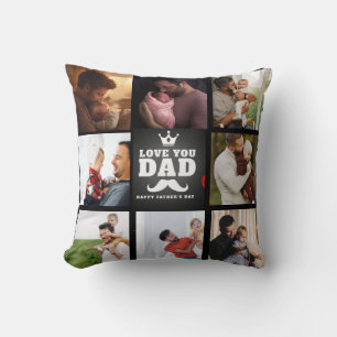 Love u dad happy father's day cushion