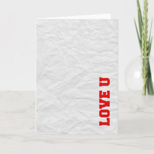 Love U Holiday Card