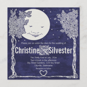 Love Under the Stars, wedding Invitation