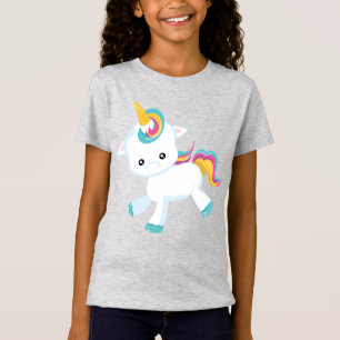 Love Unicorns Double sided Girls' T-Shirt