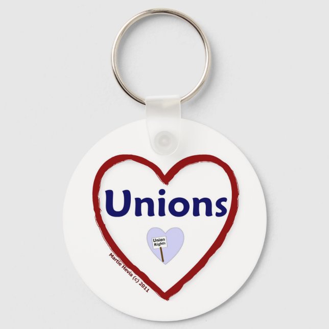 Love Unions Key Ring (Front)