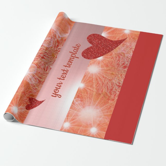 love,unique, glossy Wrapping Paper, colourful, Paper (Unrolled)