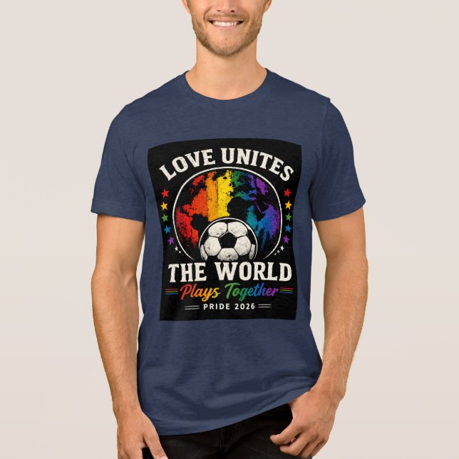 Love Unites the World Tri-Blend Shirt (Front)