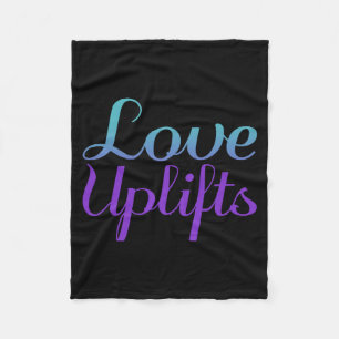 Love Uplifts Suicide Prevention Premium Tri-Blend Fleece Blanket