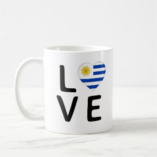 Love - Uruguay Flag Coffee Mug
