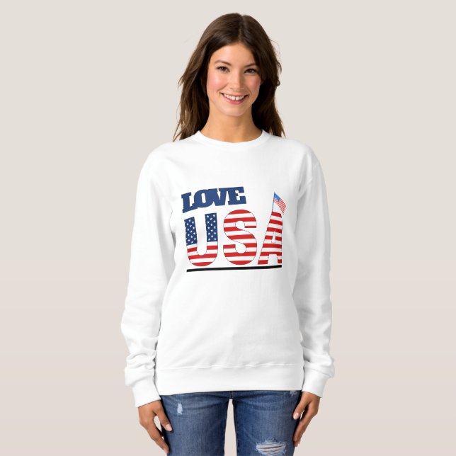 Love USA new trending woman tshirts designs 2025 (Front Full)