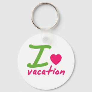 Love vacation key ring