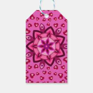 LOVE VALENTINE, BIRTHDAY, PARTY GIFT WITH HEARTS GIFT TAGS