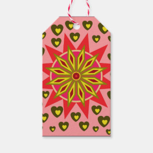 LOVE VALENTINE, BIRTHDAY PARTY GIFT WITH HEARTS TAGS