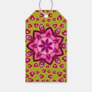 LOVE VALENTINE, BIRTHDAY PARTY GIFT WITH HEARTS TAGS