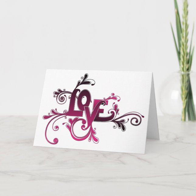 Love Valentine Card (Front)