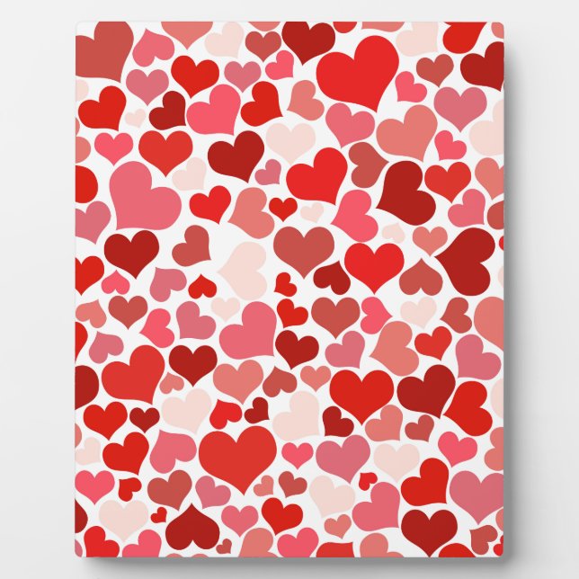 Love, Valentine, Day, Heart, Women, Pink, Rose Plaque (Front)