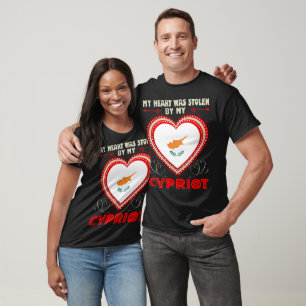 Love Valentine Heart Stolen Cypriot Gift T-Shirt