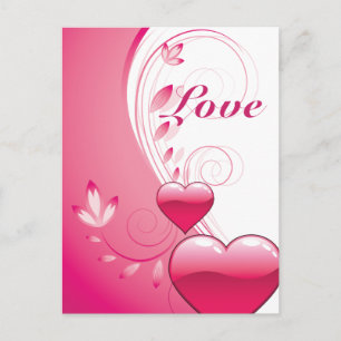 Love Valentine’s Day custom gifts Holiday Postcard