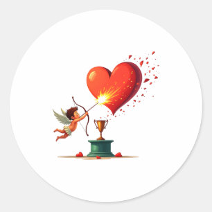 Love Valentines Day 1 Copy T Shirt  Classic Round Sticker