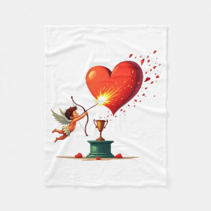 Love Valentines Day 1 Copy T Shirt Fleece Blanket