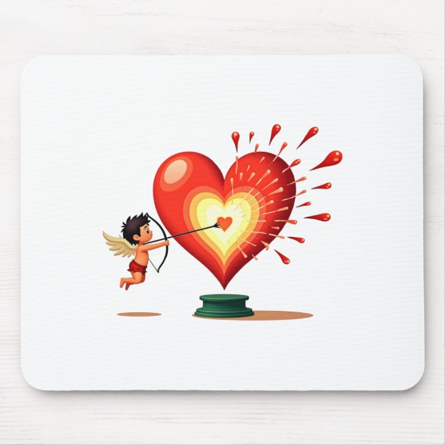 Love Valentines Day 1 T Shirt  Mouse Pad (Front)
