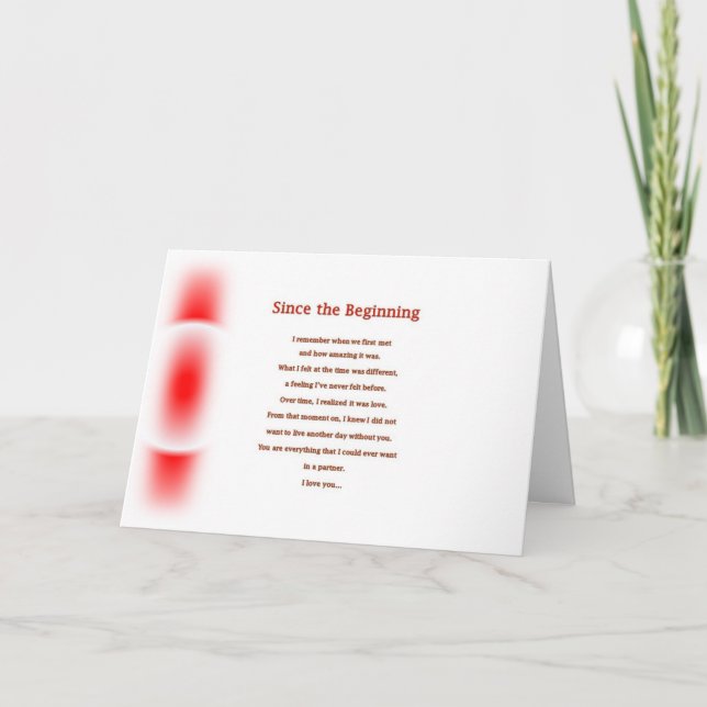 Love/Valentine's Day Card (Front)