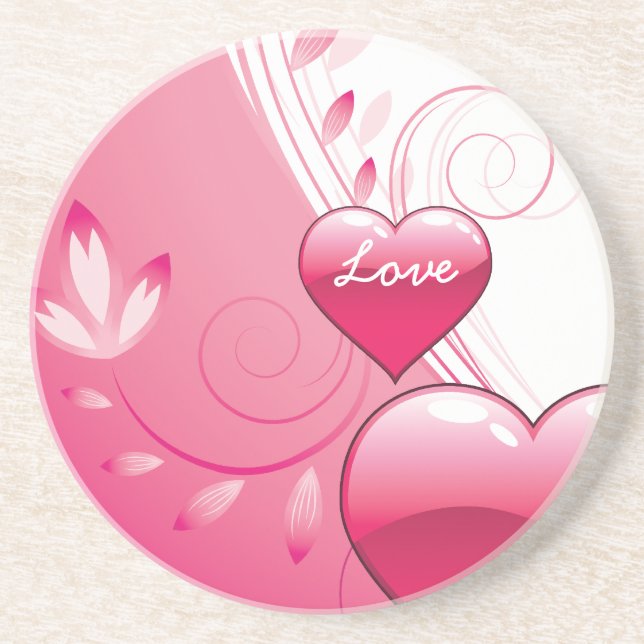 Love Valentine's Day coaster (Front)