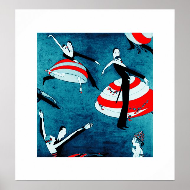 Love. Valentine's Day Gift Art Deco Prints (Front)