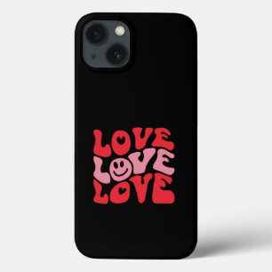 Love Valentine's Day Groovy Funny Holiday iPhone 13 Case