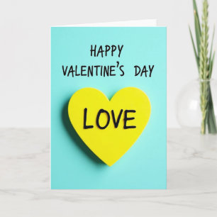 Love Valentines Day Heartfelt Card
