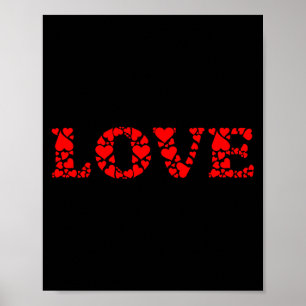 Love Valentines Day Hearts Poster