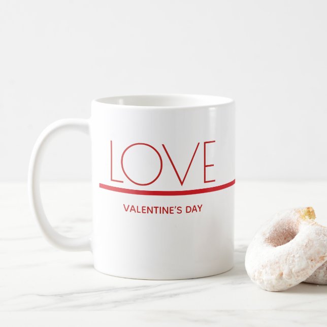 Love Valentines Day | Mug (With Donut)