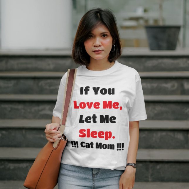 Love Valentines Day Outfit Funny Personalised Cat T-Shirt (Creator Uploaded)