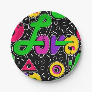 Love, Valentine's day Paper Plate