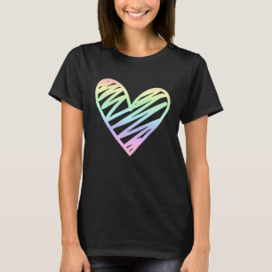 Love Valentine's Day Pastel Rainbow 1 T-Shirt