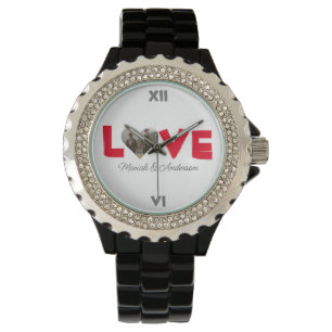 Love valentine's day Personalised Couples Photo Watch