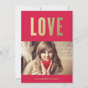 Love   Valentine's Day Photo Card